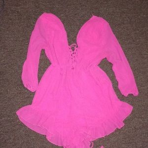Romantic Pink Playsuit perfect for Vacation